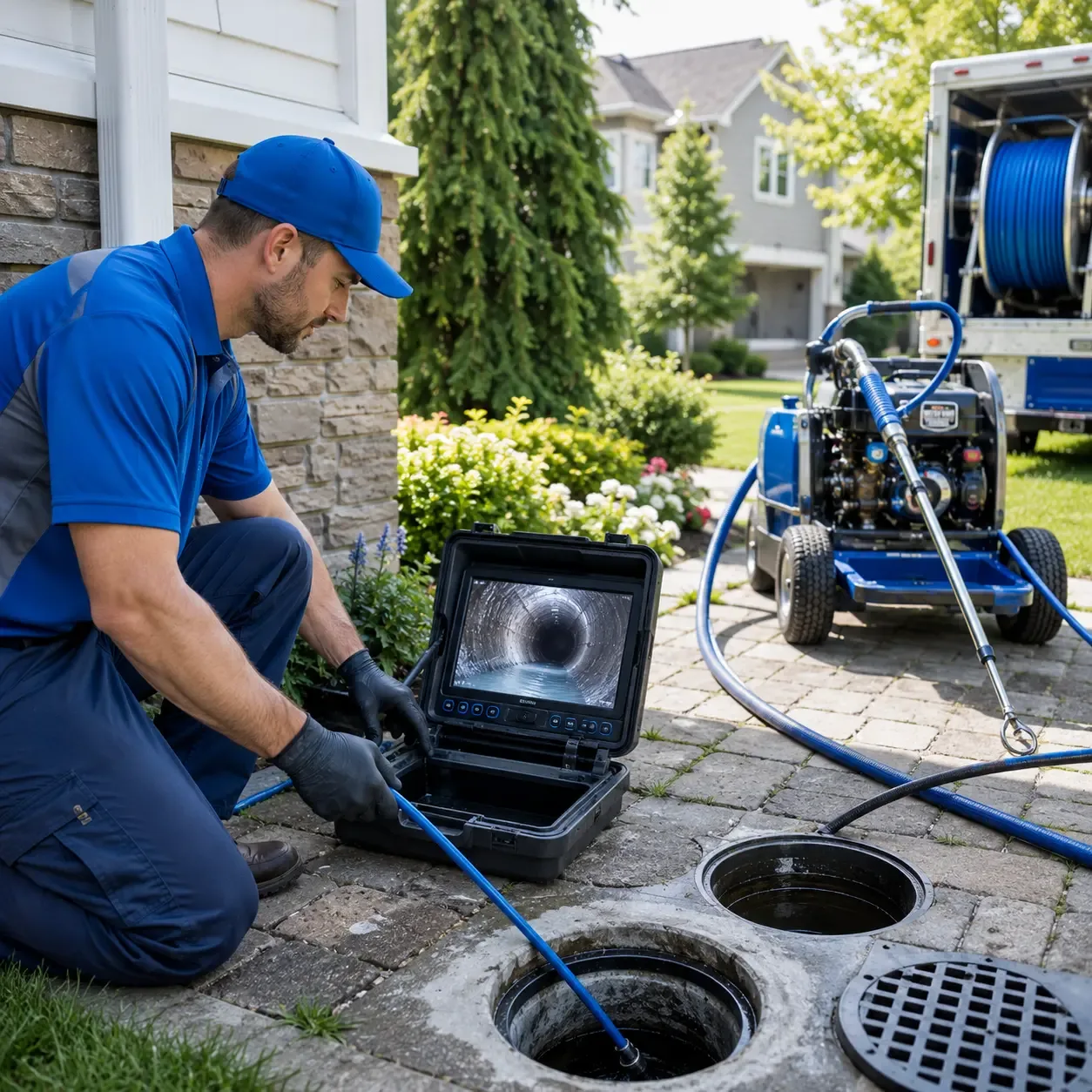 Outdoor drain cleaning professionals serving Vienna, NJ