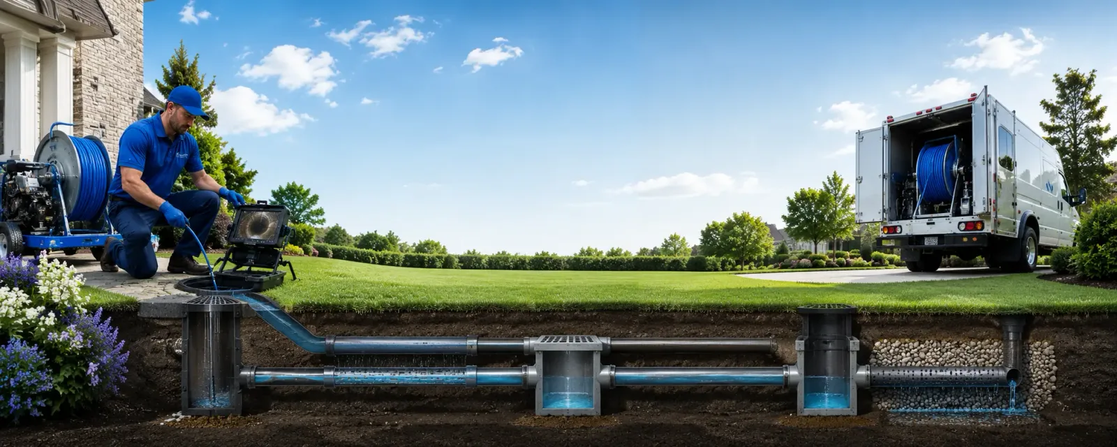 Outdoor drain cleaning information for Vienna, NJ
